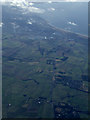 The A77 and Prestwick Airport from the air