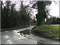 Road junction at The Rosery and Brick Kiln Lane