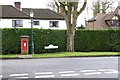 Post box and lamp post on Abbey Road