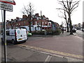 The junction of South Parade and Middle Ormeau Road