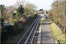 TL4462 : Histon Station on the Cambridgeshire Guided Busway by Bill Boaden