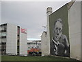 Harry Brearley - public art mural (portrait)