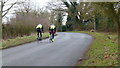 Cyclists on the Radford Road