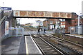 The level crossing at Egham station