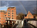 SO8554 : Worcester rainbow by Chris Allen