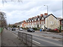J3572 : Large terraced houses on Ravenhill Road by Eric Jones