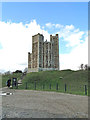 Orford Castle on a slow day