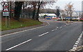 Beware cyclists on roundabout sign, Didcot