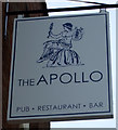 Sign for the Apollo