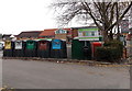 SU1585 : Chapel Street recycling bins, Gorse Hill, Swindon by Jaggery