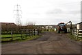 The entrance to Hogshaw Farm