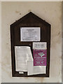 TM1176 : St.Margaret's Church Notice Board by Geographer
