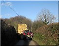 Blockage near Honey Down Farm