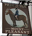 Mount Pleasant pub name sign, Cinderford