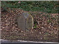 Milestone old A477 - Red Roses/Llanddowror road