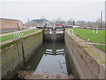 SO8453 : Barge Lock no 1, Diglis Basin by Stephen Craven