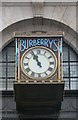 TQ2980 : Clock, Haymarket by Jim Osley