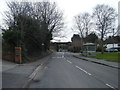 Bull Hill looking towards the railway overbridge