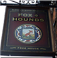 Sign for the Fox & Hounds, Walkeringham