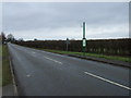 Rural bus stop on Fountain Hill (B1403)