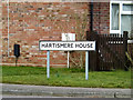 TM2972 : Hartismere House sign by Geographer