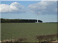 Crop field and wind turbine, Tuft Hill Farm