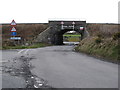 Railway bridge at the junction of Lower Newtown Road and Low Road