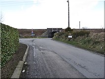 J0620 : The junction of Lower Newtown Road and Low Road near the Low Road railway bridge by Eric Jones