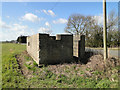 Suffolk Square pillbox with a light anti-aircraft emplacement