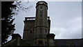 Disused tower at Mellington Hall Hotel