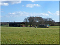 Barn and bales