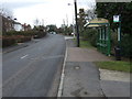 Bus stop and shelter on Burnham Road, Epworth