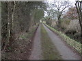 Track (footpath) to Sandhill Farm