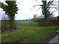 The view to Folkingham Church