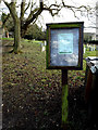 TM0276 : St.Mary's Church Notice Board by Geographer
