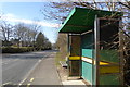 Looking along Hanmore Road from bus stop