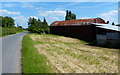 Lane passing Woodend Farm