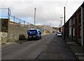 Southern edge of a former school site in Caerau