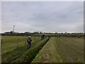 Footpath approach to footbridge over Rakes Brook