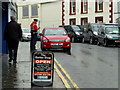 Badly parked at John Street, Omagh