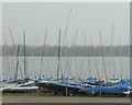 Dinghies at Leigh and Lowton Sailing Club