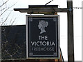 The Victoria public house, pub sign