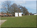 SU9745 : Broadwater park cricket pitch by Alan Hunt