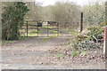 Farm gate with letterbox