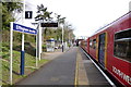 Northbound platform on Effingham Junction station