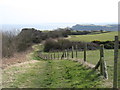 The Cleveland Way heading for Scarborough