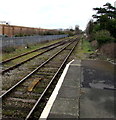 Towards Pembroke from Pembroke Dock by rail