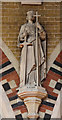 St Luke, Redcliffe Gardens, Kensington - Statue