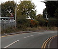 STOP when lights show, Aston Road, Wem