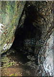 NX0987 : Inside Sawney Bean's Cave by Mary and Angus Hogg